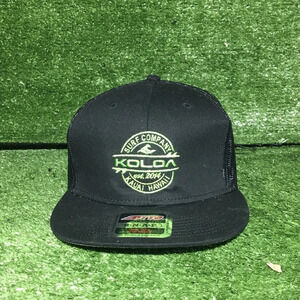 Mens Koloa hat SnapBack mesh trucker flat brim surfing Hawaii 2014
